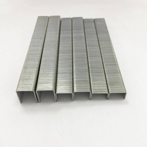 Factory wholesale flat 8010 series metal furniture staples office Staples gold staples framing nails steel