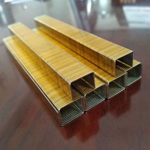 High quality 80 series staples gold color