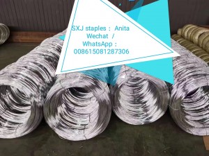 Galvanized iron wire for staples factory Material Q195 GI Galvanized Binding Wire High Quality Galvanized Iron Wire