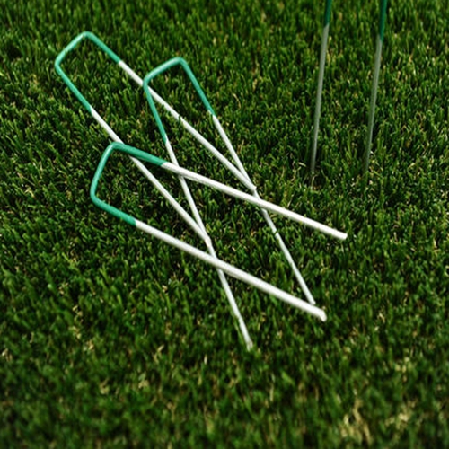 ISO Factory 6" Galvanized Landscape Staple grass sod Staple Metal Garden U pins U type wire