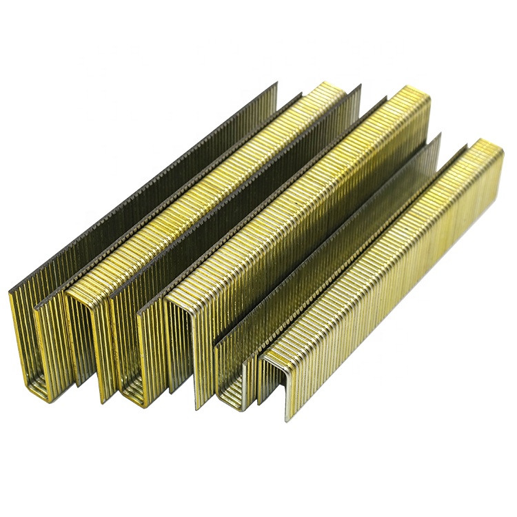 17GA 10.3mm Crown Wire Staple staple pins Galvanized Steel Wire Pneumatic Staple BeA 14 series  (LM)
