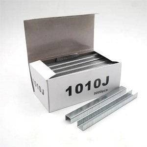 10J Series Pneumatic Air Industrial Staples 20 GA 1013J Heavy Wire Staple For Furniture