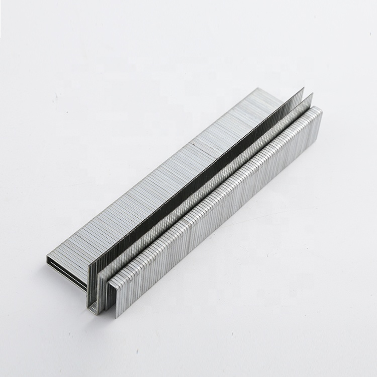 Metal staple pin 4J  Series Galvanized/Copperized U-Shaped wire Staple 6-25mm Staples For Furniture