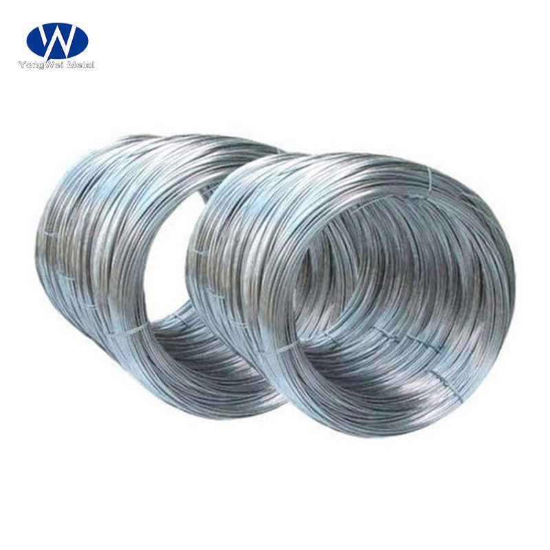 top quality electro galvanized iron steel wire for weaving wire mesh