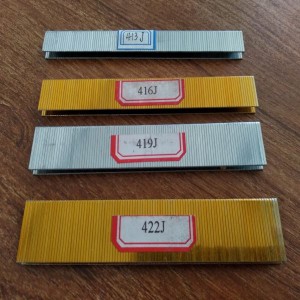 4j series staples stainless steel nail staple pins for upholstery furniture