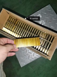 16 GA N Staple Solid Brass Upholstery Staples 100/40  N45 N50 100/50
