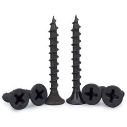Black Wood Screw Size Metal Black Screw For Furniture Self Drilling Drywall