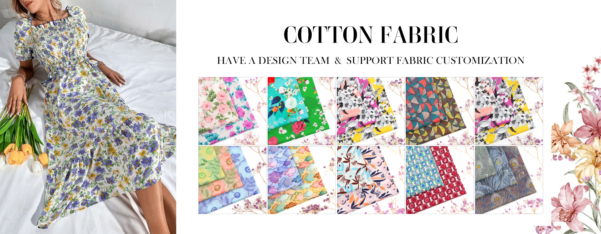 Printed Cotton Fabric, Wholesale Fabric Distributors