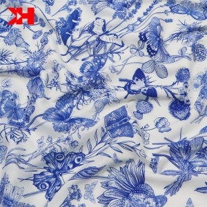 Best Price for Poplin 100% Cotton - Liberty Fabric Digital Printing for Dress – Kahn