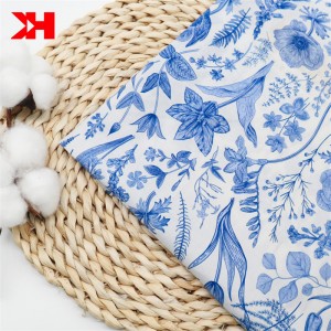 China Manufacturer for Custom Fabric - Soft organic cotton liberty print fabric – Kahn
