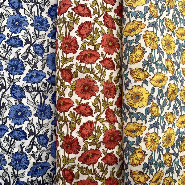 Textile Liberty london Customized Printed tana lawn 100% Cotton Fabric