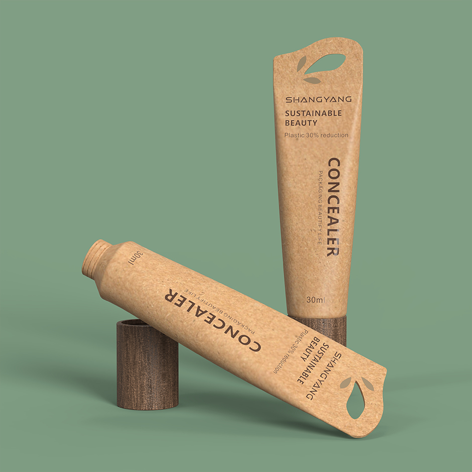Eco-Friendly Kraft Paper Tube Packaging for Concealer/ SY-ZS22052