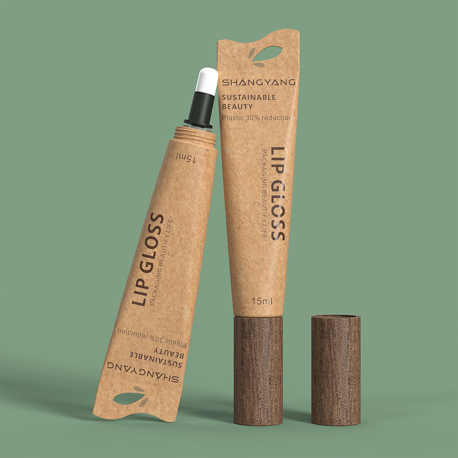 Eco-Friendly Kraft Paper Tube Packaging for Lip Gloss/ SY-ZS22053