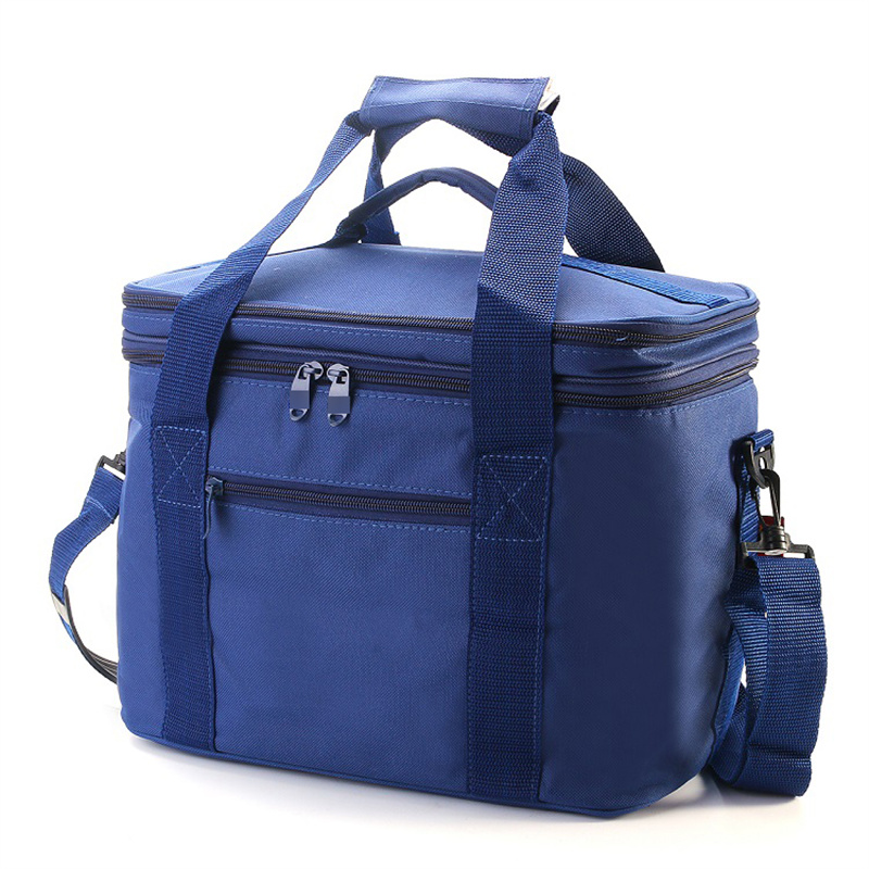 Blue Large Capacity Foldable Cooler Bag1