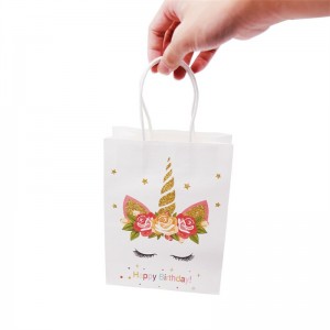 Christmas Paper Bag With String