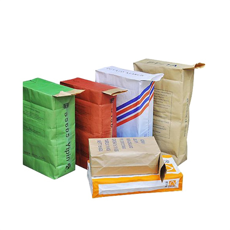 Custom 3ply Heavy Duty Packing Kraft Paper Bags 25kg 20kg 50kg
