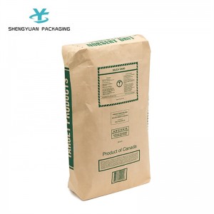 Custom 3ply Heavy Duty Packing Kraft Paper Bags 25kg 20kg 50kg