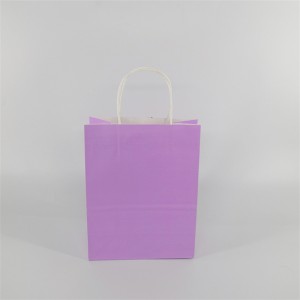 Color Brown Paper Bag With Handle