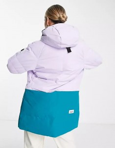 Jaqueta de esqui personalizada em lilás
