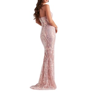 Wholesale Sequin Evening Prom Dresses China Made