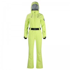 Women Snow Classic Belted Flare Ski Suit