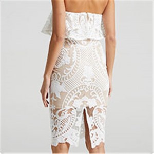 DRESS IN WHITE LACE