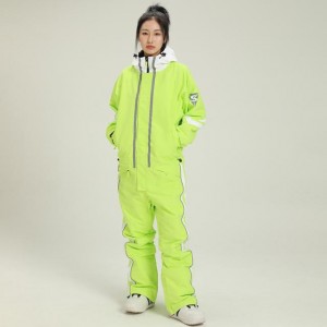 Pielāgots sieviešu slēpošanas kombinezons, viengabalains slēpošanas tērps