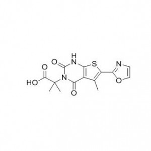 NDI-010976 Intermediate 2-(5,6-dimethyl-2,4-dioxo-1,4-dihydrothieno[2,3-d]pyrimidin-3(2H)-yl)-2-methylpropanoic acid