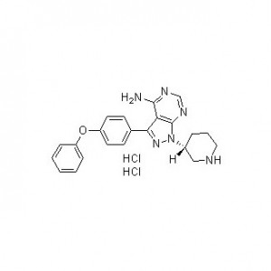 Ibrutinib Intermediate (R)-3-(4-phenoxyphenyl)-1-(piperidin-3-yl)-1H-pyrazolo[3,4-d]pyrimidin-4-amine dihydrochloride
