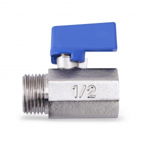 S5096H Brass mini ball valve