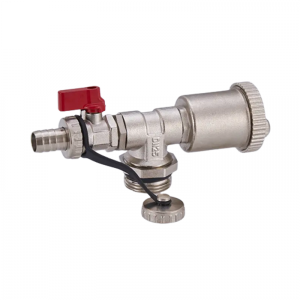Brass air vent valve for manifold
