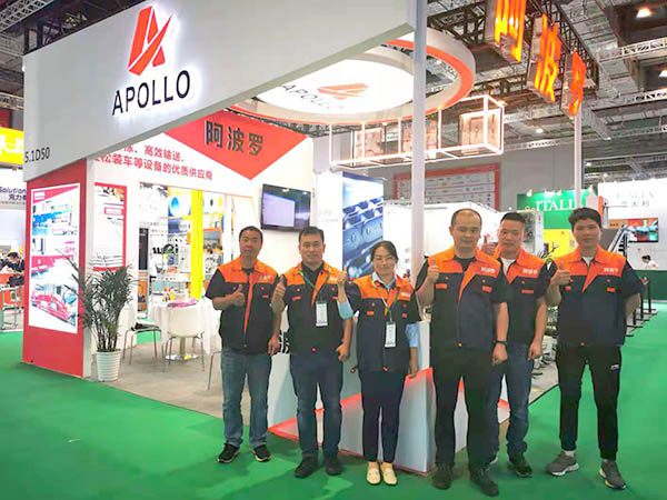 APOLLO showed lifter and telescopic conveyor at ProPak