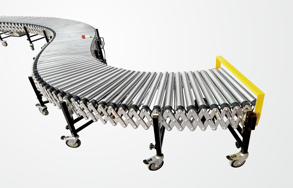Flexible Roller Conveyor For Easy Transportation of Goods in Warehouse1