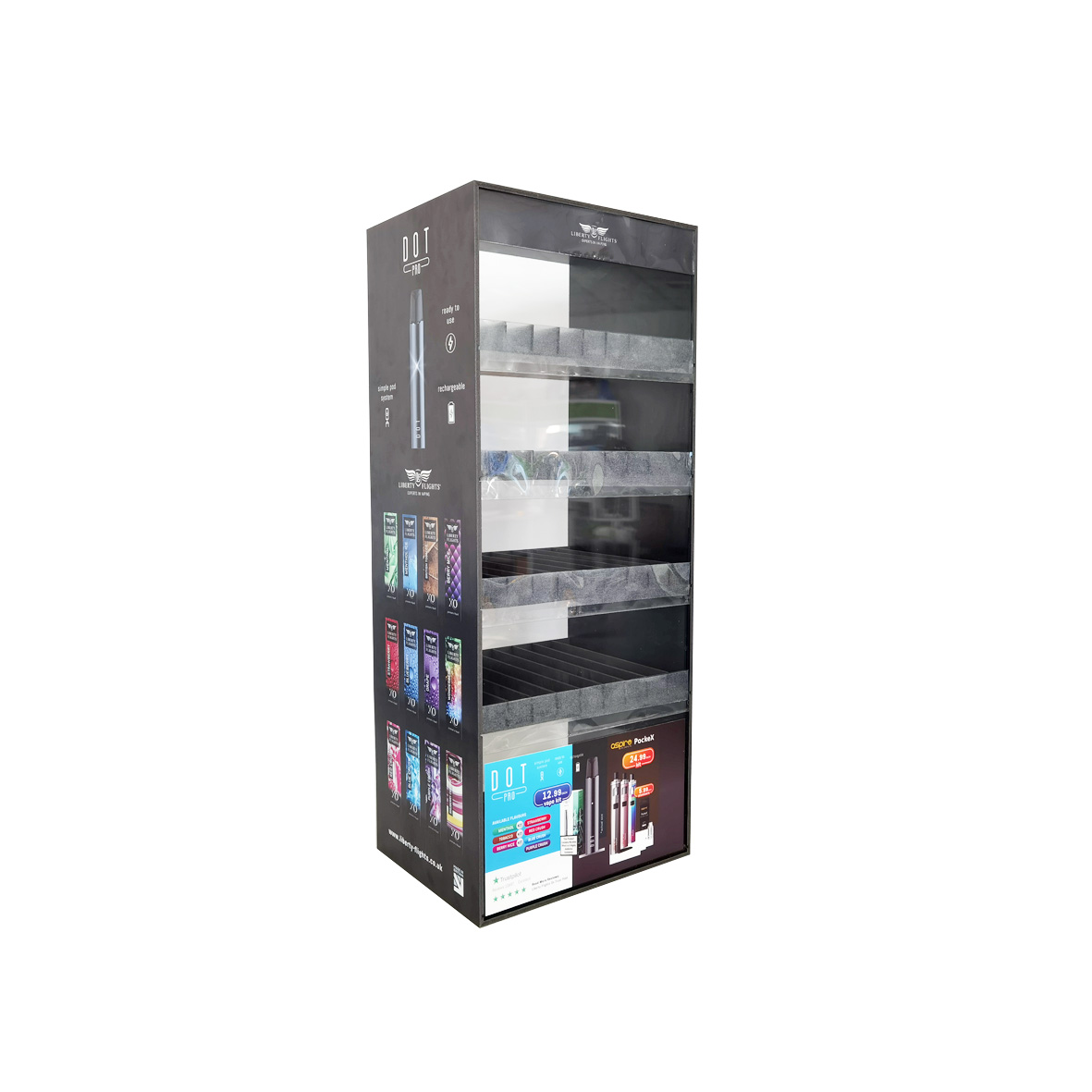 China Vape store display stand Supplier
