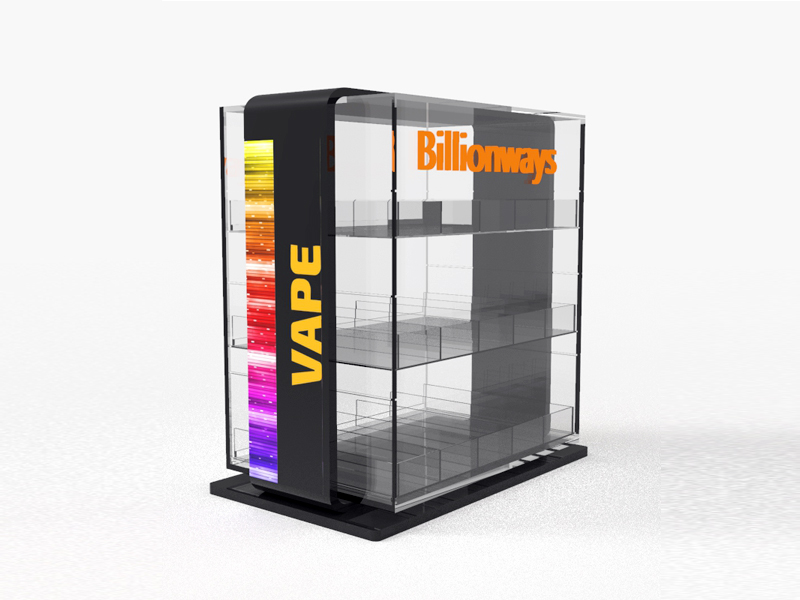 Why do almost all e-cigarette brands use acrylic vape display stand?