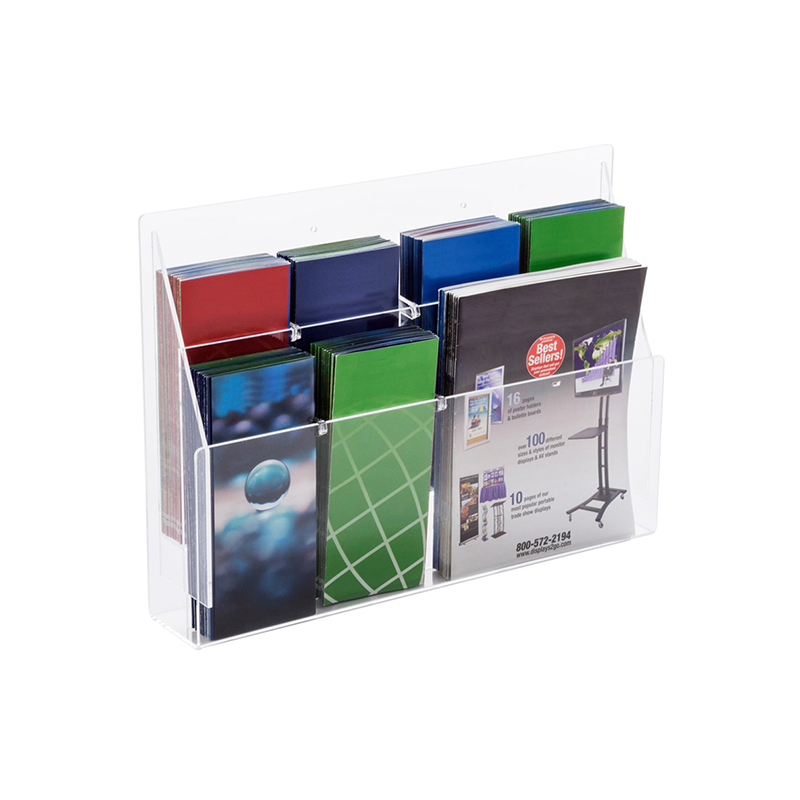 Portable Acrylic Magazine Rack