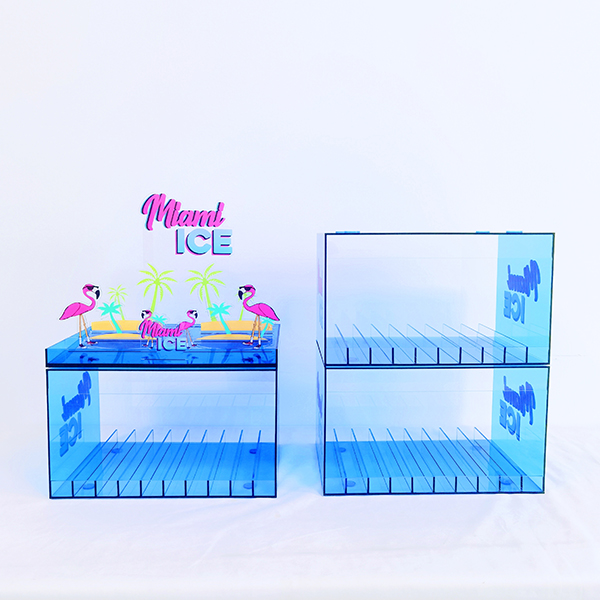  acrylic vape juice countertop modular display stand