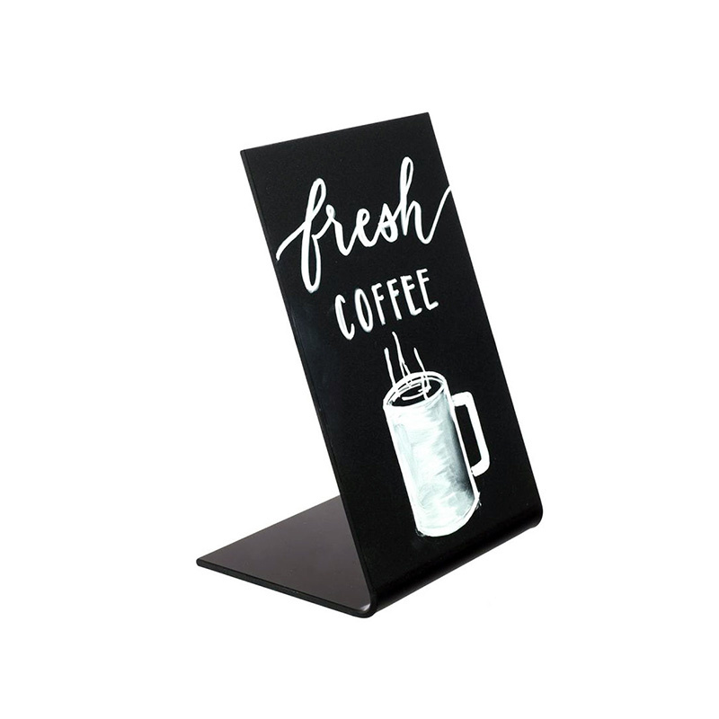 Sturdy A4 Menu Shelf/Acrylic Poster Stands for Signs and Menus