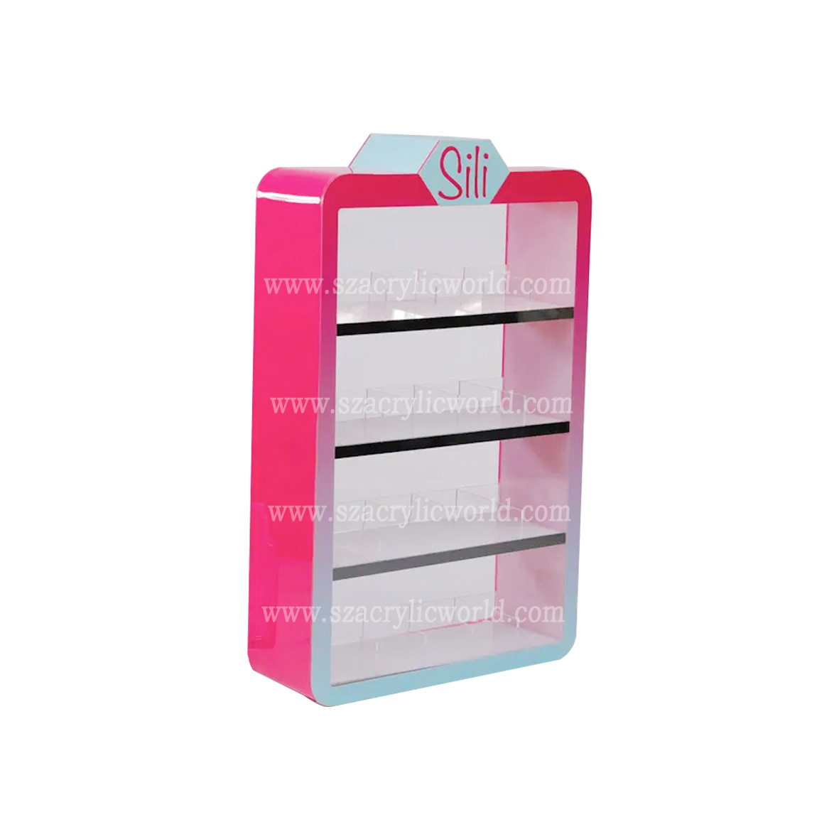 Acrylic vape shop display cases, e-cig liquid display wholesale