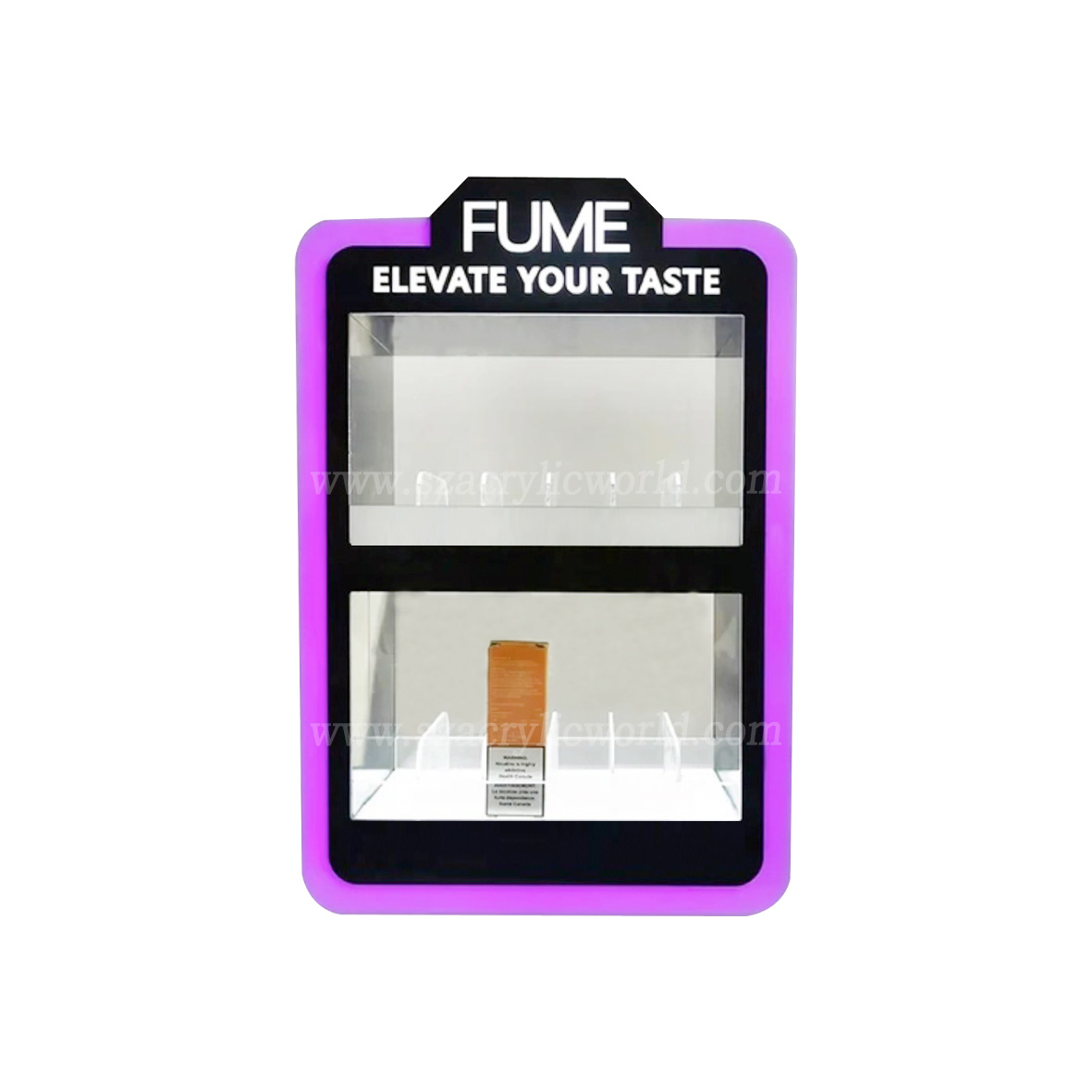 shop e-liquid display shelf