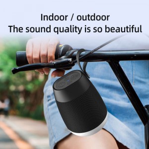 Night light bluetooth speaker for indoor and outdoor use