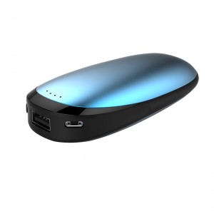 HT580 Quick Heat Rechargeable Hand Warmer – 5000mAh USB Power Bank for iPhone, Samsung Galaxy & Android