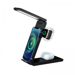 4 in 1 wireless charger with Led Lamp