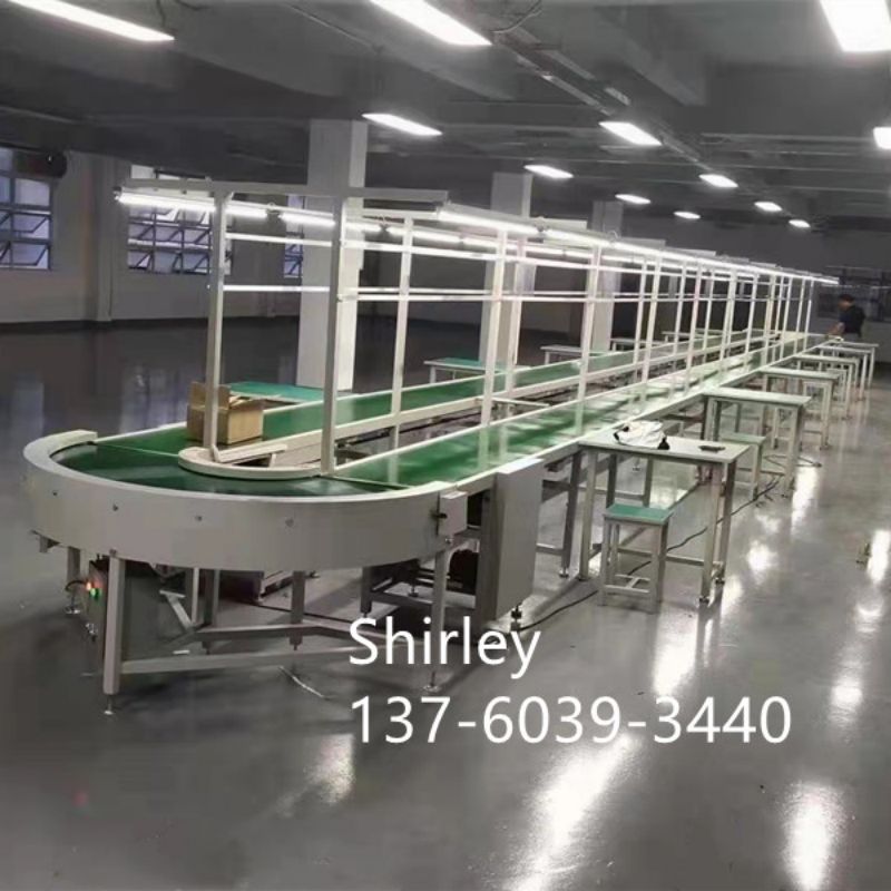 Good Computer Assembly Line Production Manufacturer –  Circle Belt Conveyor Assembly Line for Electrics Products  – Hongdali