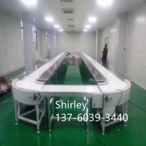 Professional Box Conveyors Manufacturers –  Curve Belt Conveyors Systems with 45/90/180 Degree Turning Conveyors Tables  – Hongdali