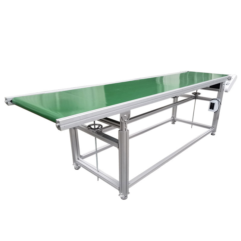Wholesale Extendable Conveyors Manufacturers –  Adjustable Height Belt Conveyors For Injection Machine Conveyor Line  – Hongdali