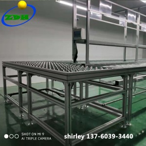 Manual Pallets Roller Conveyors Assembly Lines with Low Cost