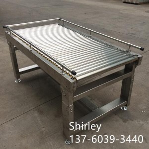 Professional Round Conveyors Manufacturer –  Gravity Stainless Steel Roller Conveyors for X-Ray Machines  – Hongdali