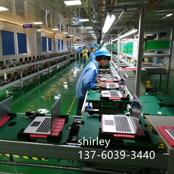 Wholesale Mobile Assembly Line Manufacturer –  Laptop Computer Notebook Assembly Line with Aging Line Aging Rack  – Hongdali