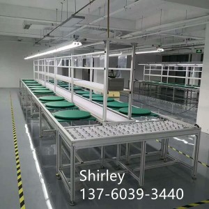 Good Automatic Scanner Assembly Line Manufacturers –  Manual Pallets Assembly Lines for Light Products  – Hongdali
